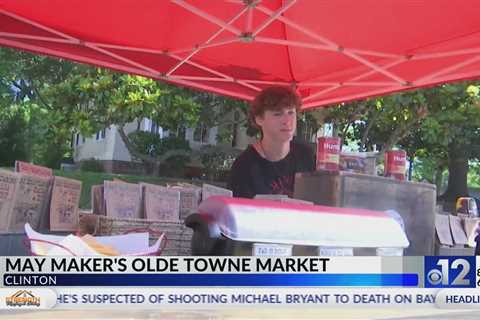 May Maker's Olde Towne Market held in Clinton