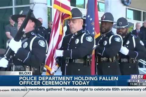 Police departments host events in honor of fallen officers