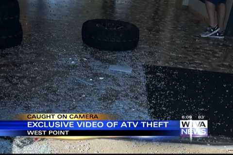 Burglary captured on camera in West Point