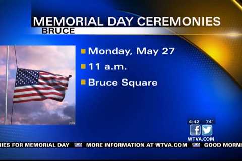 Several Memorial Day events are happening in the area