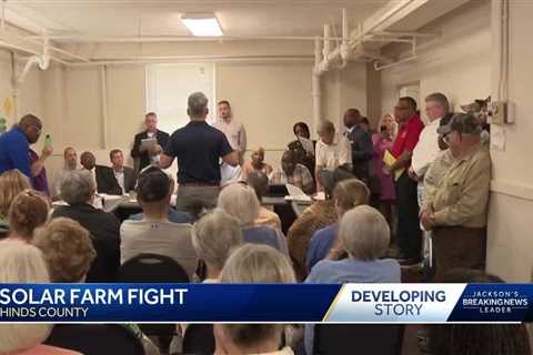 Hinds County residents attend solar farm meeting