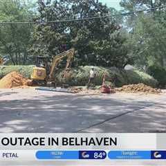 Repairs cause water outage in Belhaven neighborhood
