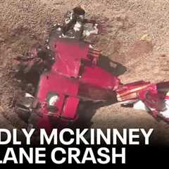 2 killed, 1 hurt after plane crashes into dirt mound in McKinney