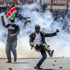 1 person shot dead, parts of Kenyan parliament burn during protests
