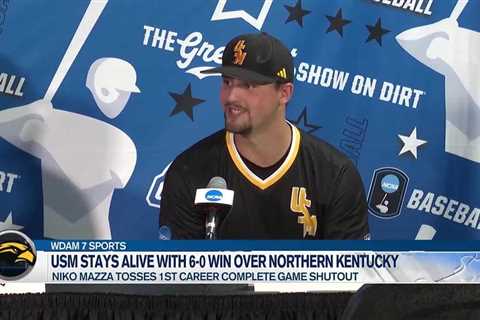 USM's Mazza twirls complete-game gem, Golden Eagles top N. Kentucky, 6-0