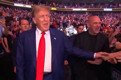 Donald Trump Gets Massive Ovation At UFC Fights Just Days After Conviction