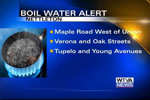 Nettleton issues boil water alert for some customers