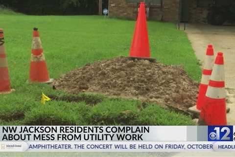 Presidential Hills neighbors concerned about holes being dug in yards