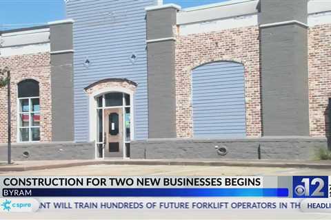 Construction underway on two new Byram businesses