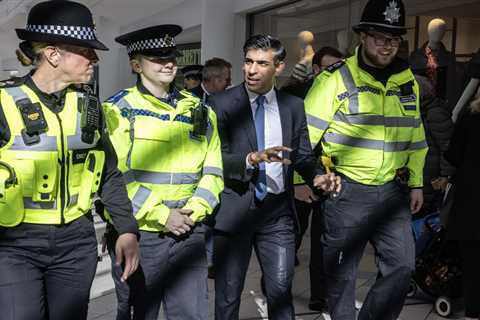 Rishi Sunak Pledges to Hire 8,000 More Police Officers in Crime Crackdown