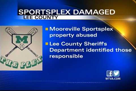 Lee County Sheriff: Mooreville Sports Complex damaged