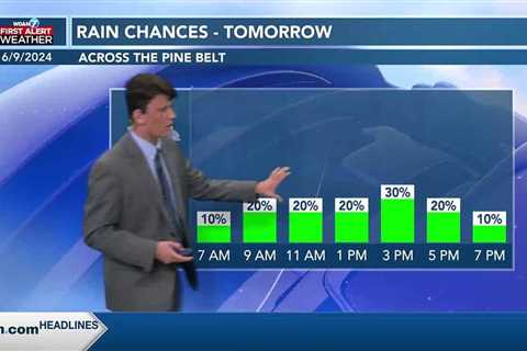 Nick's Sunday PM Forecast  6/9