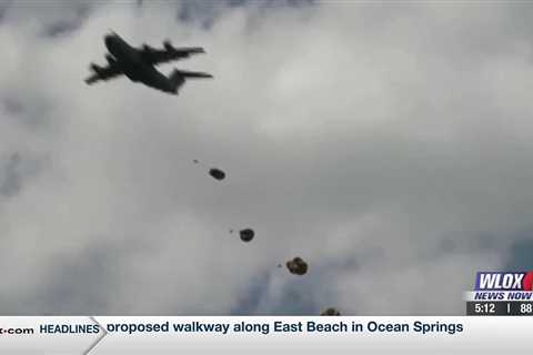 Man honors distant relative with D-Day jump reenactment