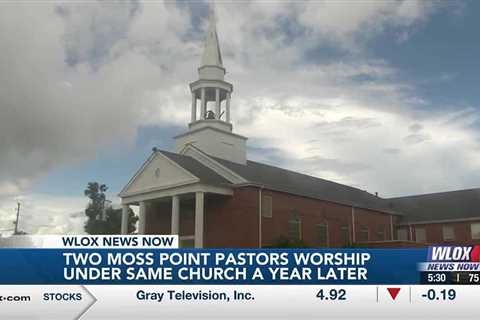 Two Moss Point pastors still holding services under same roof one year after tornado