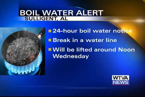 Sulligent issues 24-hour boil water alert on Tuesday