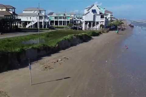 TS Alberto’s storm surge eats away at Bolivar Peninsula sand dunes