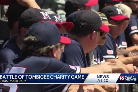 Mississippi politicians played in the first-ever Battle of Tombigbee Charity baseball game