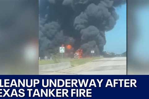 Cleanup now underway after Giddings tanker fire | FOX 7 Austin