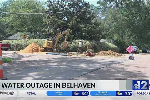 Repairs cause water outage in Belhaven neighborhood