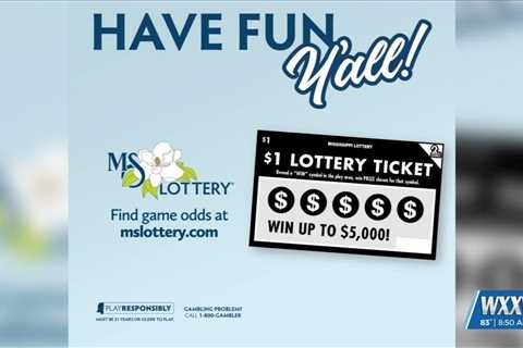 New games at the Mississippi Lottery