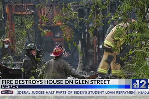 Jackson crews respond to fire on Glen Street