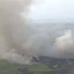 Wildfire in Brazoria County 80-percent contained