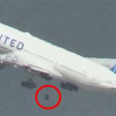 Wheel Falls Off Boeing Plane in Mid-Air