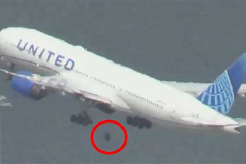 Wheel Falls Off Boeing Plane in Mid-Air