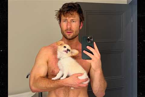 Glen Powell Shows Off His Cute Puppy, Hot Body