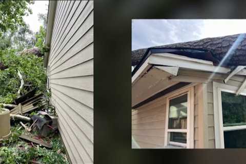 Spring Branch homeowner making house repairs for second time in two months following Beryl