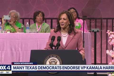 Many Texas Dems endorse Kamala Harris for president