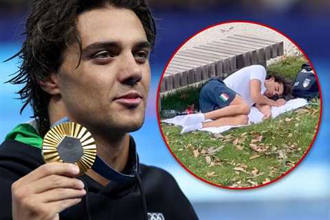 Italian Swimmer Thomas Ceccon Noticed Sleeping Outdoors, Blasted Olympic Village