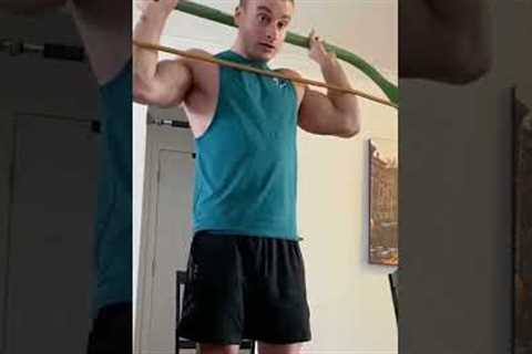 Man's Funny Resistance Band Fail