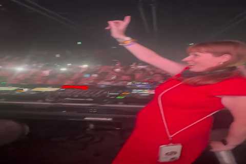 Angela Rayner spotted raving in Ibiza DJ booth as wild crowd cheers her on