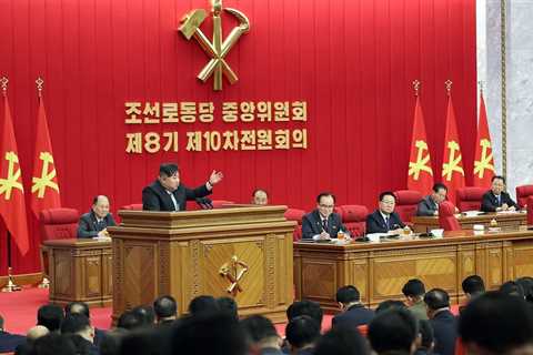 North Korean officials wear Kim Jong Un pins for first time | World News