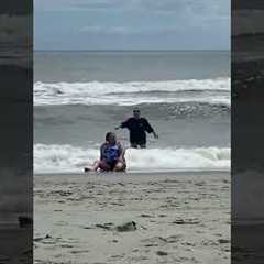 Woman Needs Help At The Beach