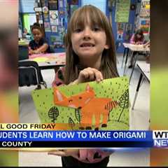 Lee County students make origami