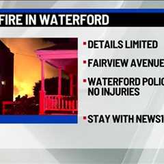 Officials search for cause of Waterford garage fire