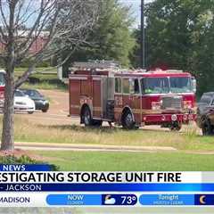 Fire damages Jackson storage units