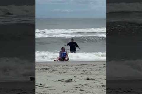 Woman Needs Help At The Beach