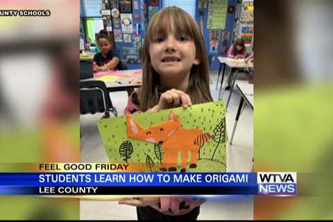 Lee County students make origami