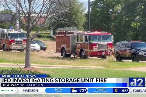 Fire damages Jackson storage units