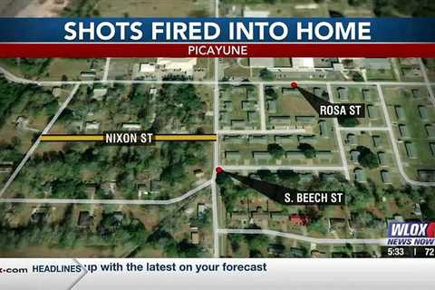 Detectives looking for suspect after shots fired into Picayune home, police say