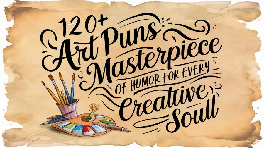 120+ Art Puns: A Masterpiece of Humor for Every Creative Soul - Crack Up Puns