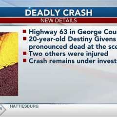 Lucedale woman identified as victim of fatal George County crash