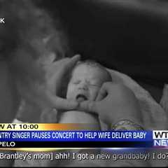 Brantley Gilbert's baby is born during concert in Tupelo