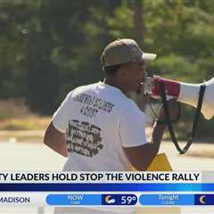 Community leaders hold Stop the Violence rally in Jackson