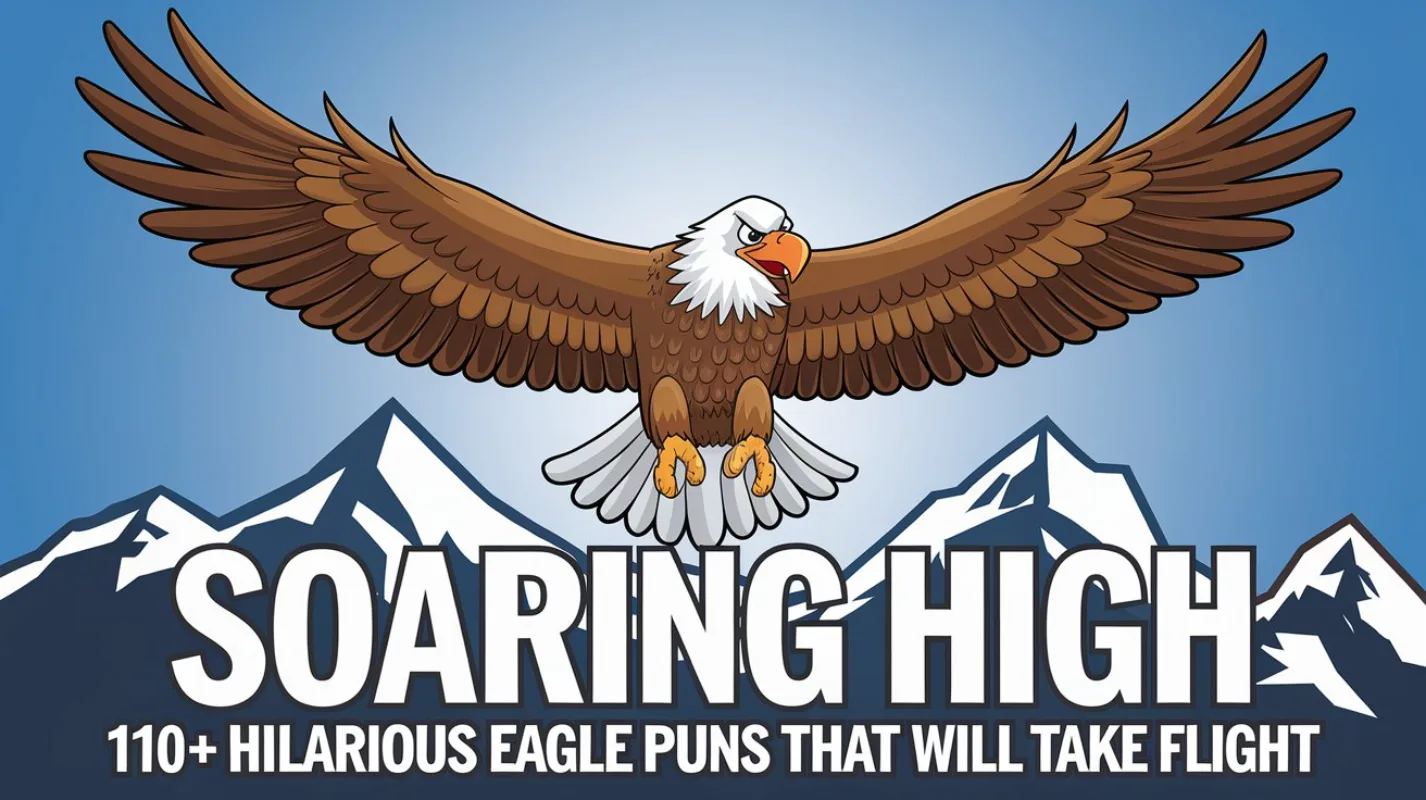 110+ hilarious Eagle Puns for Laughs - Crack Up Puns