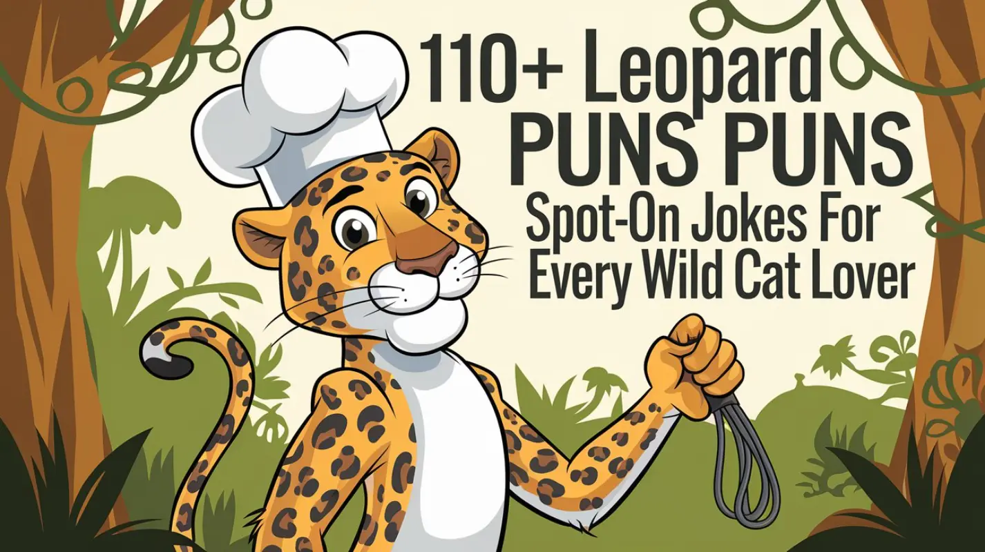 110+ Leopard Puns: A Purr-fect Blend of Humor - Crack Up Puns