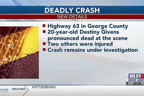 Lucedale woman identified as victim of fatal George County crash